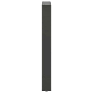 vidaXL Dining Table Legs Anthracite 2 pcs. 60x(72-73) cm Steel