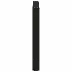 vidaXL Dining Table Legs Black 2 pcs 80x(72-73) cm Steel