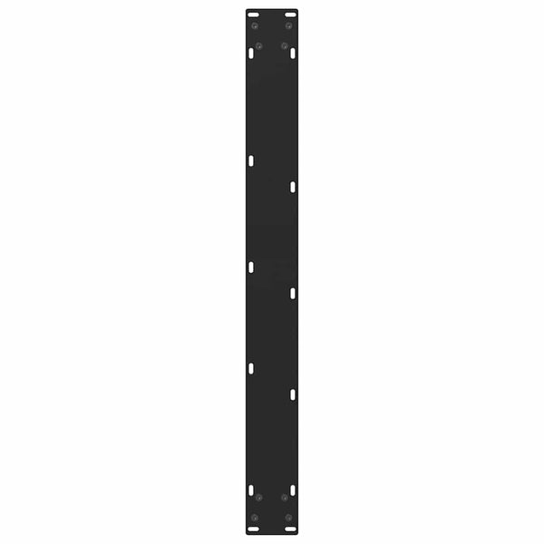 vidaXL Dining Table Legs Black 2 pcs 80x(72-73) cm Steel