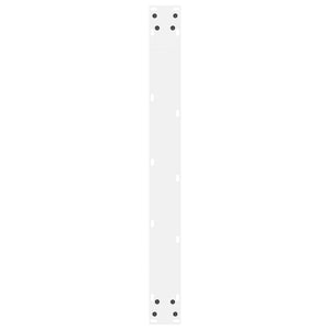 vidaXL Dining Table Legs White 2 pcs. 80x(72-73) cm Steel