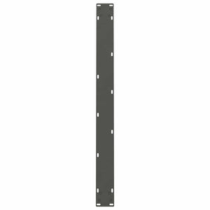 vidaXL Dining Table Legs Anthracite 2 pcs. 100x(72-73) cm Steel