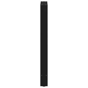 vidaXL Bar Table Legs Black 2 pcs 40x(90-91) cm Steel