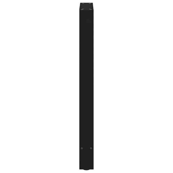 vidaXL Bar Table Legs Black 2 pcs 40x(90-91) cm Steel