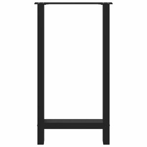 vidaXL Bar Table Legs Black 2 pcs 50x(90-91) cm Steel