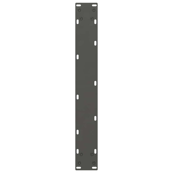 vidaXL Bar Table Legs Anthracite 2 pcs. 60x(90-91) cm Steel