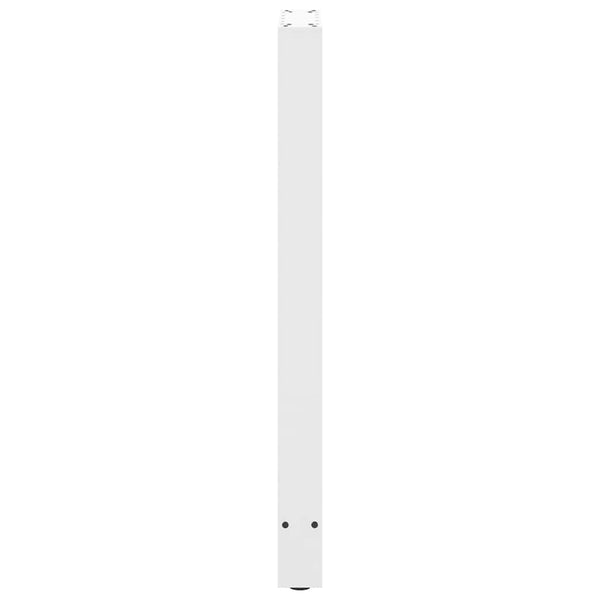 vidaXL Bar Table Legs White 2 pcs 40x(100-101) cm Steel