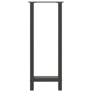 vidaXL Bar Table Legs Anthracite 2 pcs. 50x(100-101) cm Steel