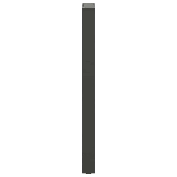 vidaXL Bar Table Legs Anthracite 2 pcs. 50x(100-101) cm Steel