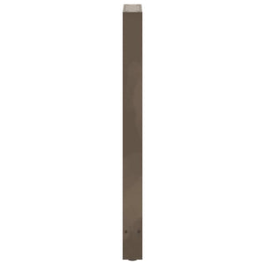 vidaXL Bar Table Legs Natural Steel 2 pcs 50x(100-101) cm Steel