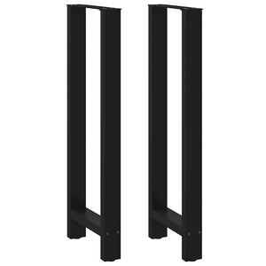 Bartischbeine Schwarz 40x110 cm, 2er Set