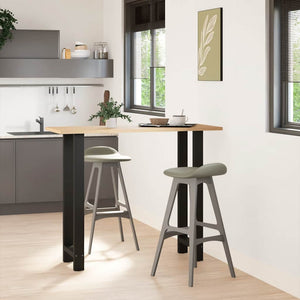 Bartischbeine Schwarz 40x110 cm, 2er Set