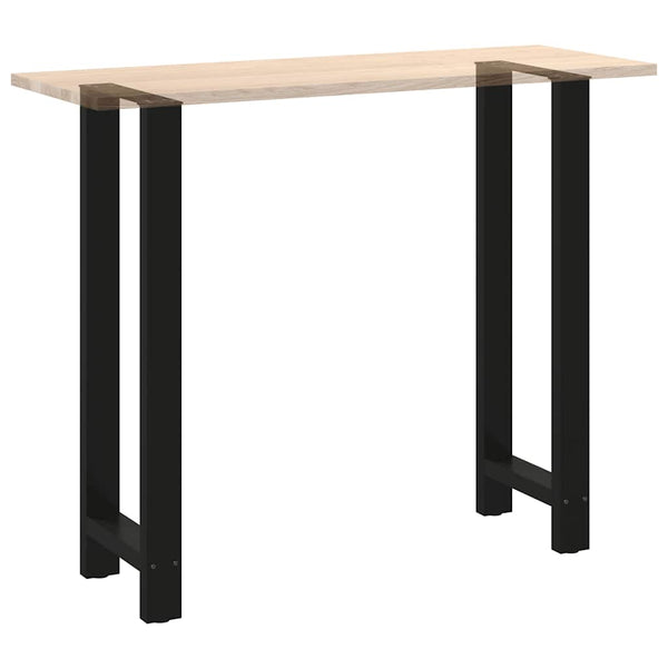 Bartischbeine Schwarz 40x110 cm, 2er Set