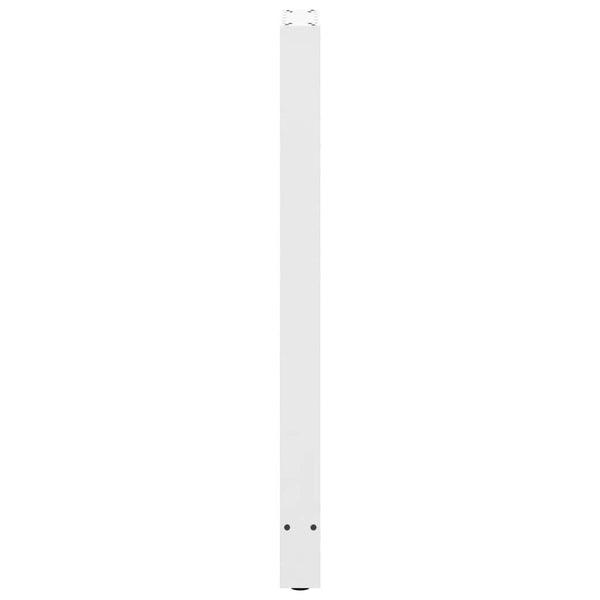 Weiße Bartischbeine, 40x110-111 cm, 2er Set