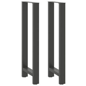 Bartischbeine Anthrazit 40x110 cm, 2er Set
