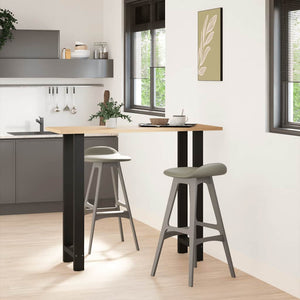 Bartischbeine Schwarz 50x110 cm, 2er Set