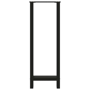 Bartischbeine Schwarz 50x110 cm, 2er Set