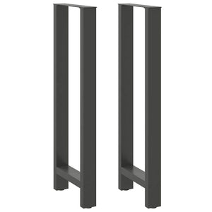 Bartischbeine Anthrazit 50x110 cm, 2er Set