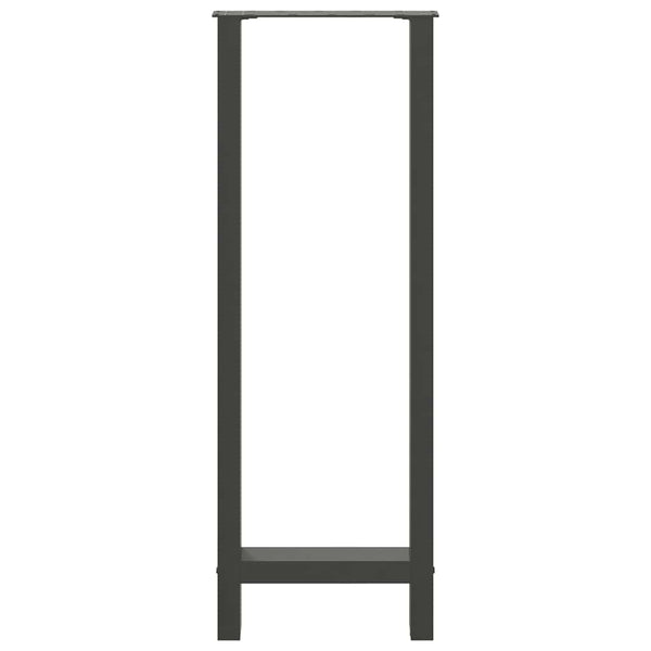 Bartischbeine Anthrazit 50x110 cm, 2er Set