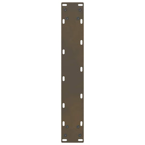 Bartischbeine Naturstahl 50x110 cm, 2er Set