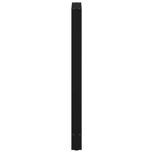 Schwarze Bartischbeine, 60x110-111 cm, 2er-Set