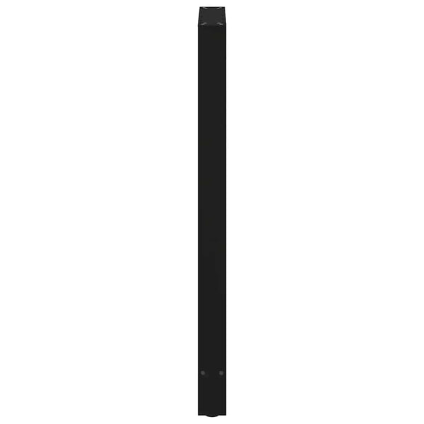 Schwarze Bartischbeine, 60x110-111 cm, 2er-Set