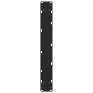 Schwarze Bartischbeine, 60x110-111 cm, 2er-Set