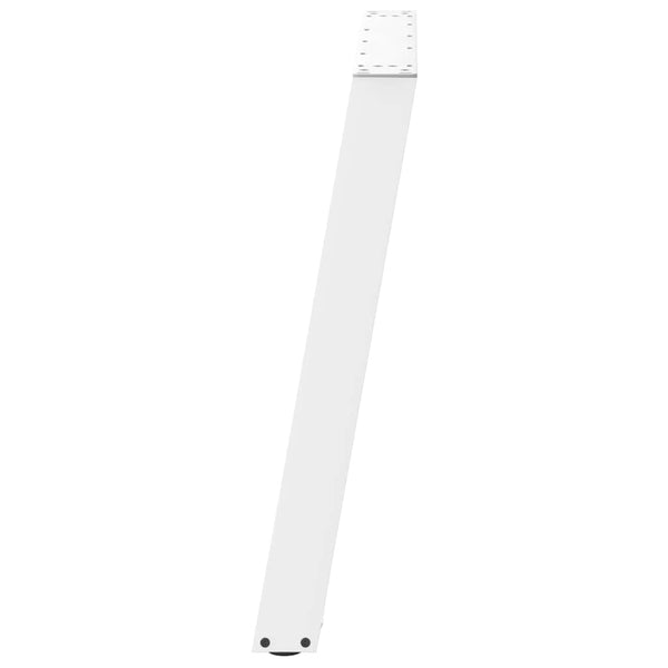 vidaXL Dining Table Legs U-shaped 2 pcs. White 80x(72-73) cm Steel