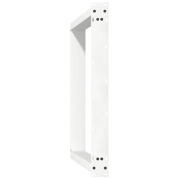 vidaXL Dining Table Legs U-shaped 2 pcs. White 80x(72-73) cm Steel