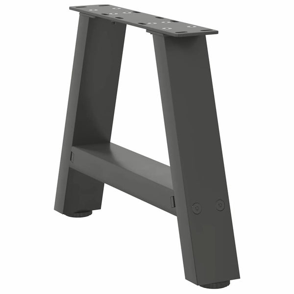 vidaXL Coffee Table Legs A-frame 2 pcs Anthracite 30x(30-31) cm Steel