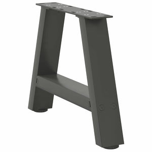 vidaXL Coffee Table Legs A-Frame 2 pcs. Anthracite 40x(30-31) cm Steel