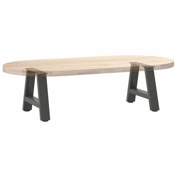 vidaXL Coffee Table Legs A-Frame 2 pcs. Anthracite 40x(30-31) cm Steel