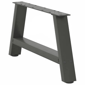 vidaXL Coffee Table Legs A-frame 2 pcs. Anthracite 60x(30-31) cm Steel