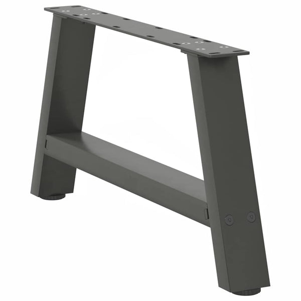 vidaXL Coffee Table Legs A-frame 2 pcs. Anthracite 60x(30-31) cm Steel