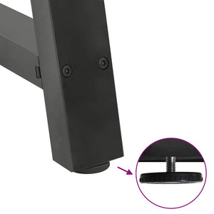 vidaXL Coffee Table Legs A-frame 2 pcs. Anthracite 60x(30-31) cm Steel