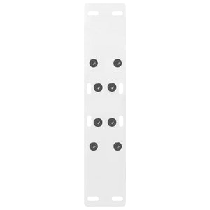 vidaXL Coffee Table Legs A-frame 2 pcs. White 50x(42-43) cm Steel