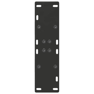 vidaXL Dining Table Legs A-Frame 2 pcs Black 60x(72-73) cm Steel