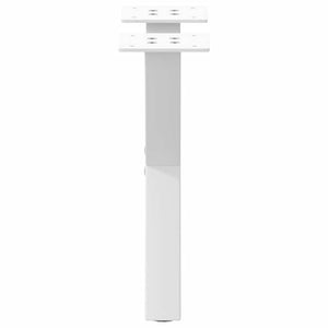 vidaXL Coffee Table Legs X-Shape 2 pcs. White 37x(30-31) cm Steel