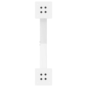 vidaXL Coffee Table Legs X-Shape 2 pcs. White 60x(30-31) cm Steel
