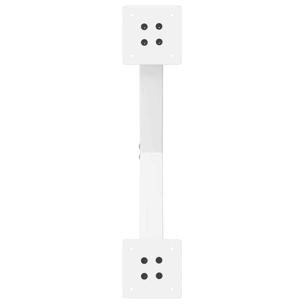 vidaXL Coffee Table Legs X-Shape 2 pcs. White 60x(30-31) cm Steel