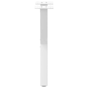 vidaXL Coffee Table Legs X-Shape 2 pcs White 28x(42-43) cm Steel