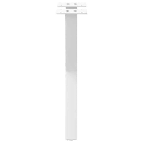 vidaXL Coffee Table Legs X-Shape 2 pcs White 28x(42-43) cm Steel