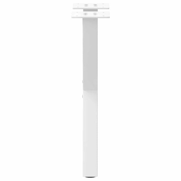 vidaXL Coffee Table Legs X-Shape 2 pcs. White 38x(42-43) cm Steel