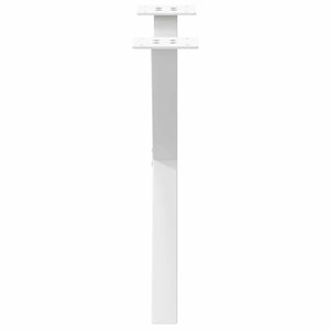 vidaXL Coffee Table Legs X-Shape 2 pcs. White 50x(42-43) cm Steel