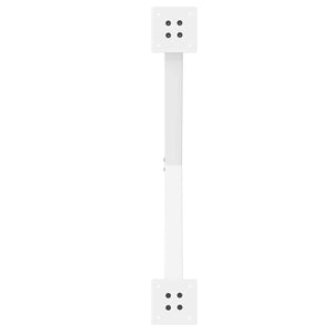 vidaXL Coffee Table Legs X-Shape 2 pcs White 70x(42-43) cm Steel