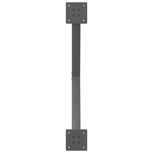 vidaXL Dining Table Legs X-Shape 2 pcs Anthracite 80x(72-73) cm Steel