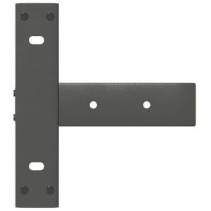 vidaXL Console Table Legs T-Shaped 2 pcs. Anthracite 38x25x(72-73)cm Steel