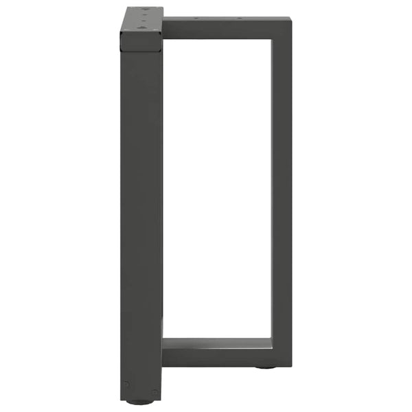 vidaXL Dining Table Legs T-shaped 2 pcs. Anthracite 50x35x(72-73) cm Steel