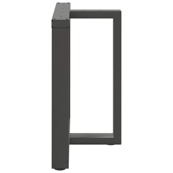 vidaXL Dining Table Legs T-Shaped 2 pcs. Anthracite 70x35x(72-73) cm Steel