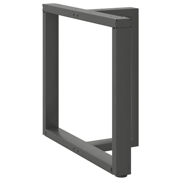 Tischbeine T-Form Anthrazit 80x35 cm, 2er Set