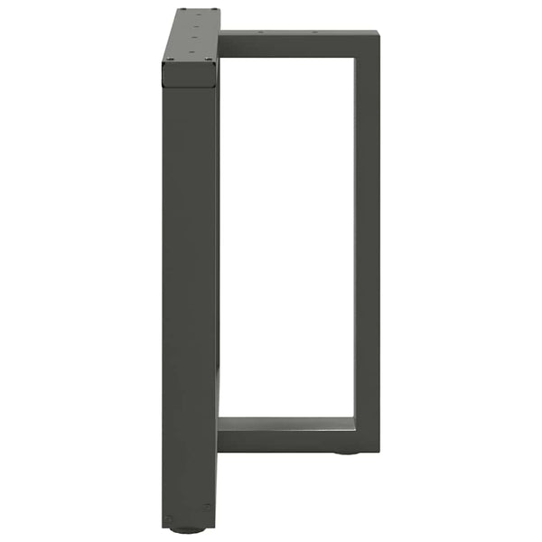 Tischbeine T-Form Anthrazit 80x35 cm, 2er Set